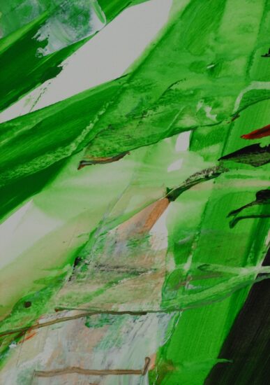Abstract in groen